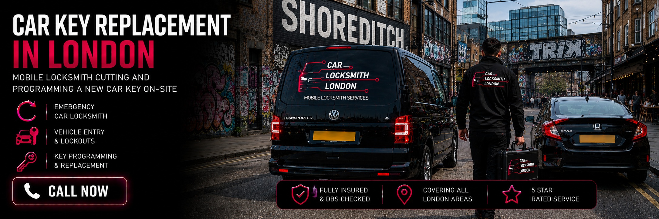 Car locksmith working in Newham, East London